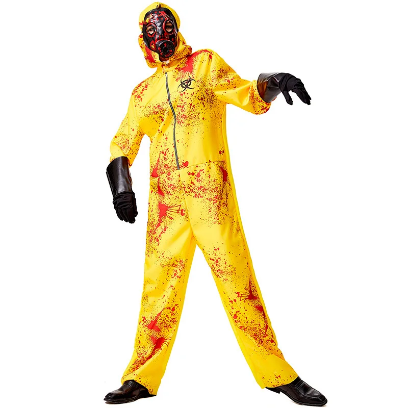 Erwachsene Halloween Cosplay Kostüm Rollenspiel Par Dr-up Mutated Zombie Schutzanzug Biologische Krise Bühnenkostüm