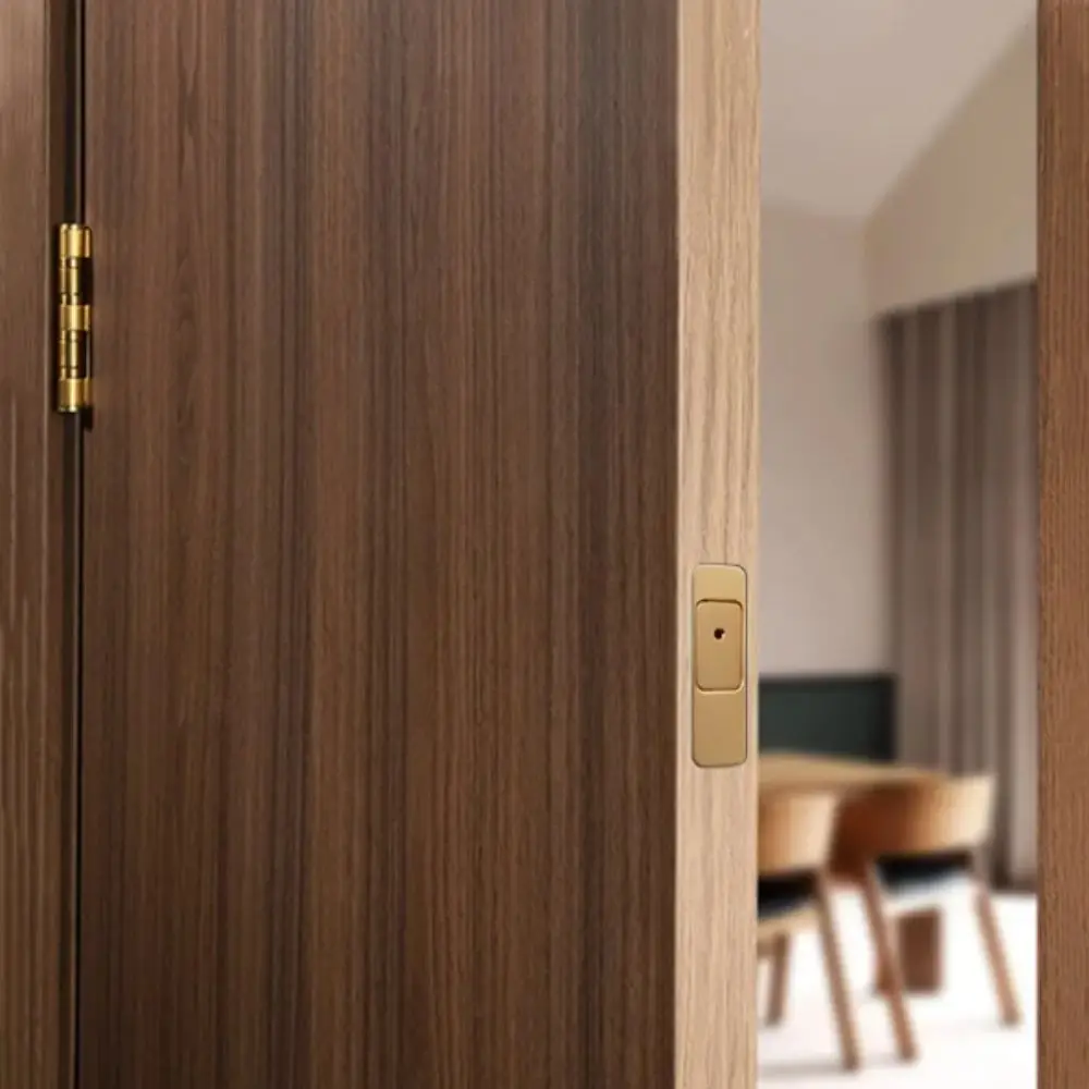 Magnetic Automatic Invisible Magnetic Lock Silent Operation Push-Open Design Door Lock System One Press Open Anti-theft Function