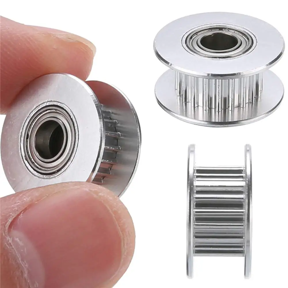 GT2 Idler Timing Pulley Bearing 20T(20 Tooth) 5mm Bore 20 Teeth Suitable For 6mm Belt Reprap 3D Printer(10Pcs)