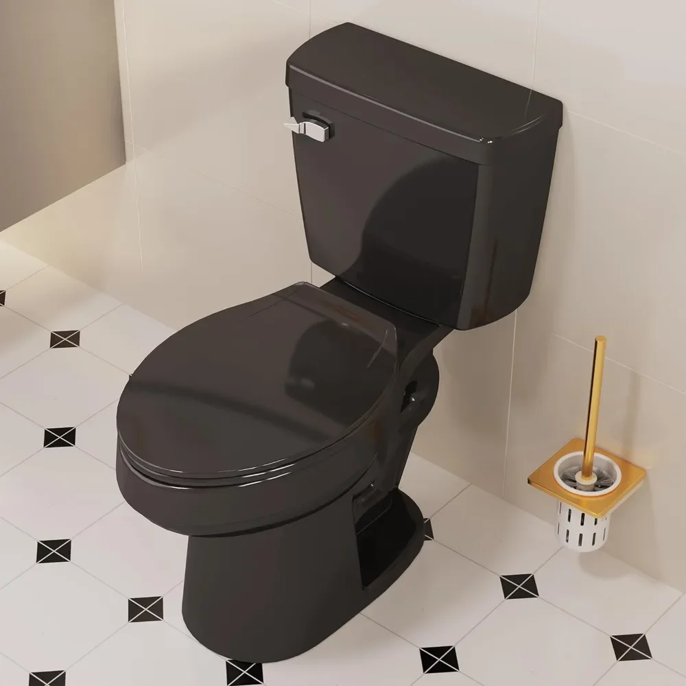 Two Piece Elongated Toilets ADA Chair Comfort Height 16.5