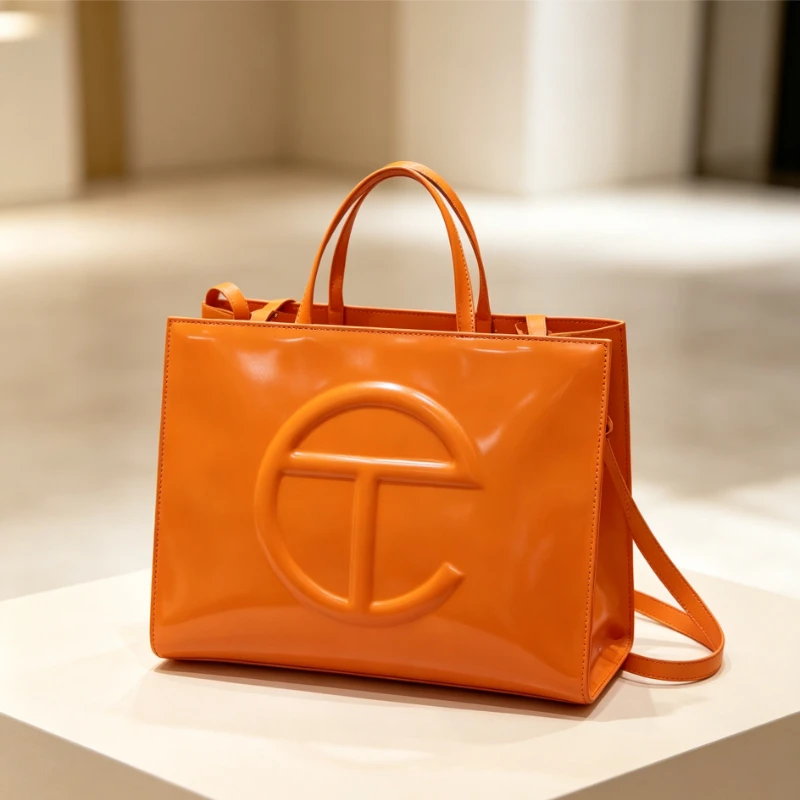 Trendy Design Letter Logo Crossbody Bag Women Fashionable Casual Simple Vintage Style With Large Capacity