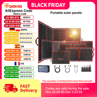Dokio Flexible Foldable Solar Panel High Efficience Travel & Phone & Boat Portable 12V 80w 100w 150w 200w 300w Solar Panel Kit
