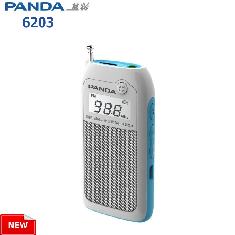 

Original Panda 6203 mini portable TF card MP3 player FM Radio