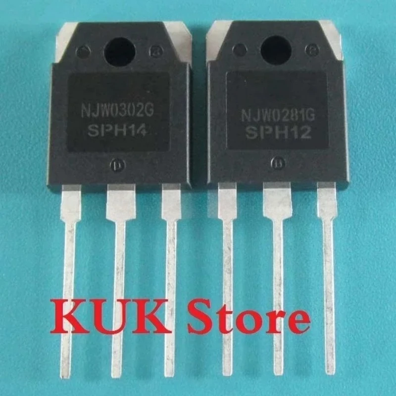 

Оригинальный NJW0302G NJW0281G NJW0302 NJW0281