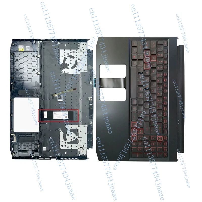 Palmrest with US/RU Language Red Backlight For Acer Nitro5 AN515-55 N18C3
