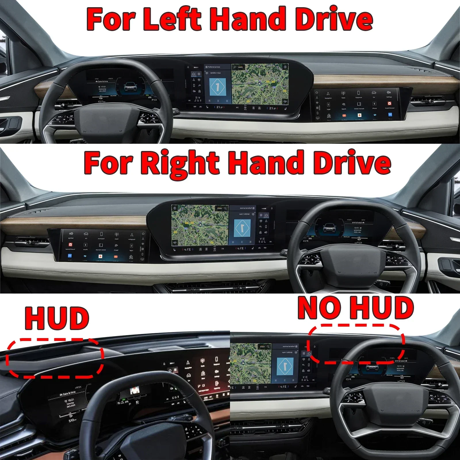 For Audi A5 S5 RS5 2025 2026 2027 Avant Car Dashmat Dashboard Cover Pad Accessories DashMat Sunshade Protective Carpet