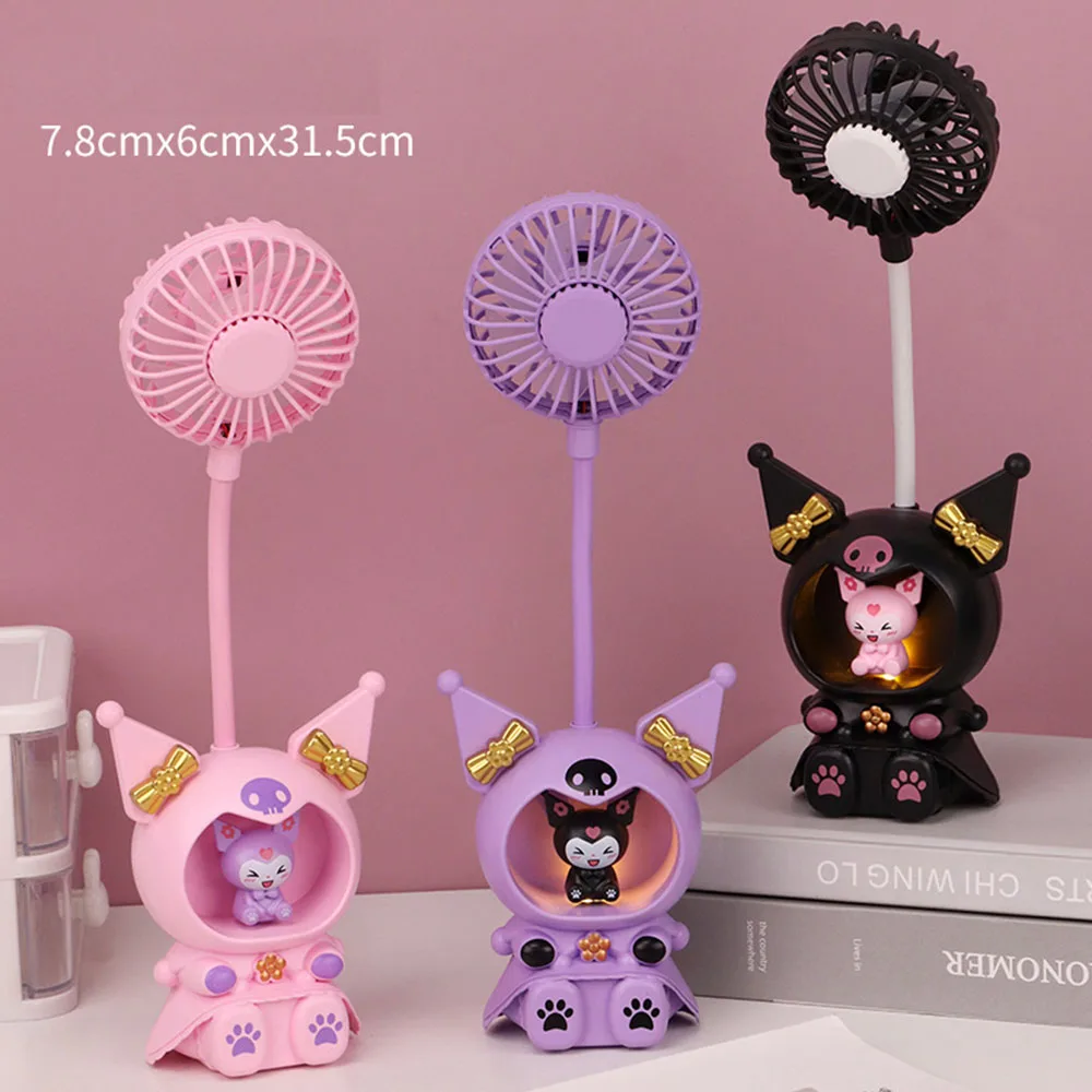 Handheld Mini Fan Portable USB Charging Convenient Creative Small Fans Hand-held Fan Cartoon Fan Gift