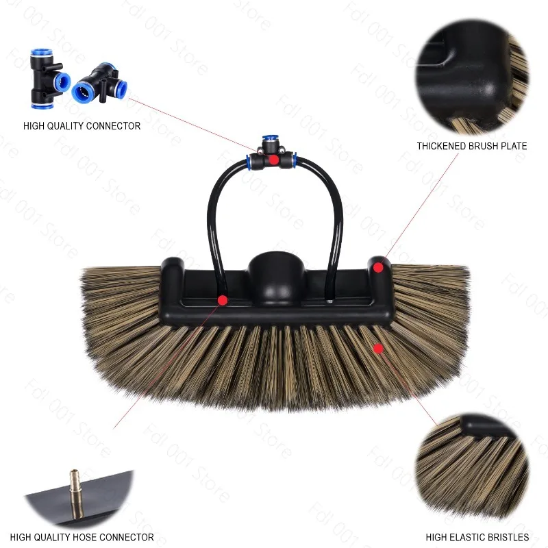 Solar Panel Cleaning Water Fed Brush Radial Style for Window Cleaner (No Pole)