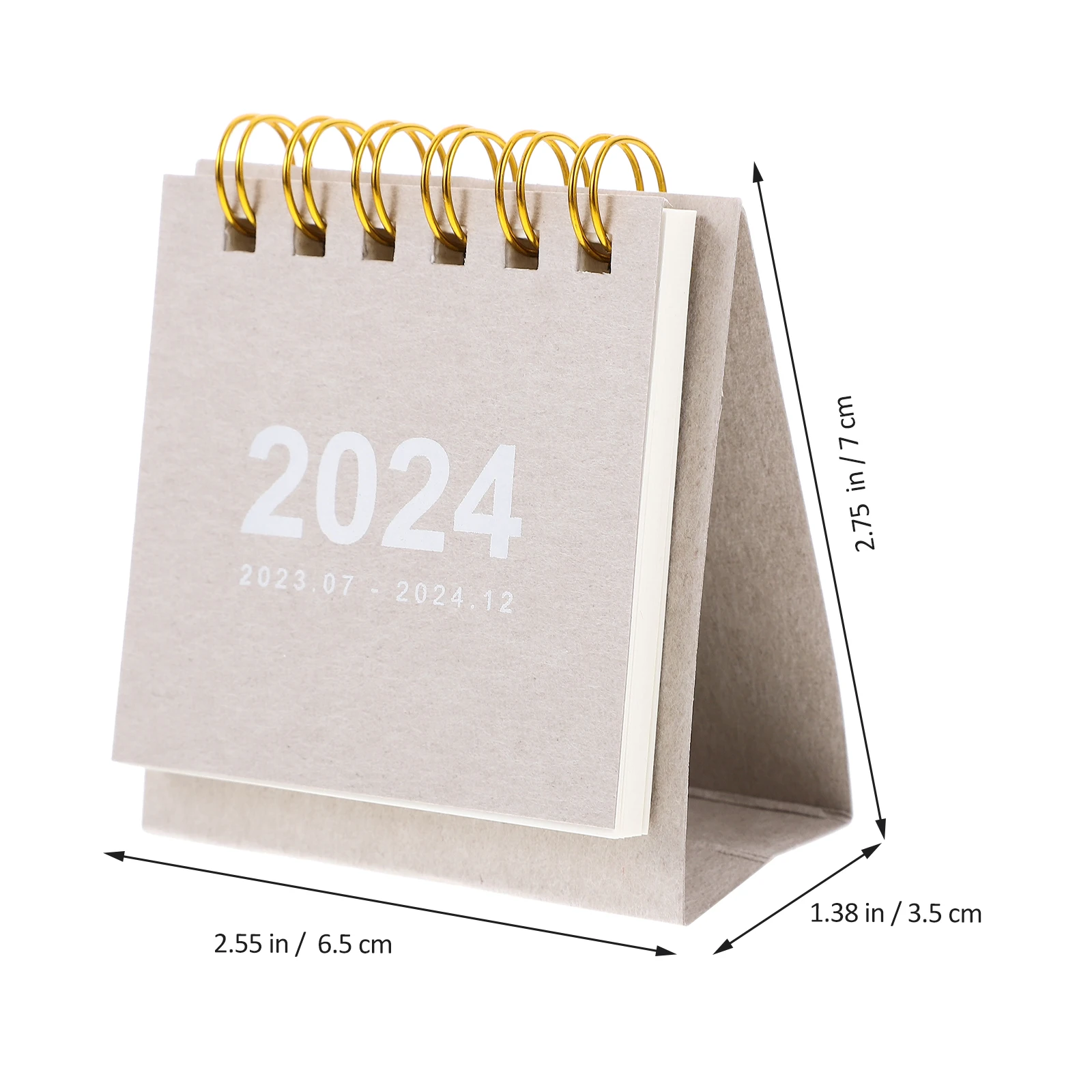 

2024 Desktop Small Stand Office Desk Household Monthly Memo Paper Practical Wall Calendar Portable Calendar 2024