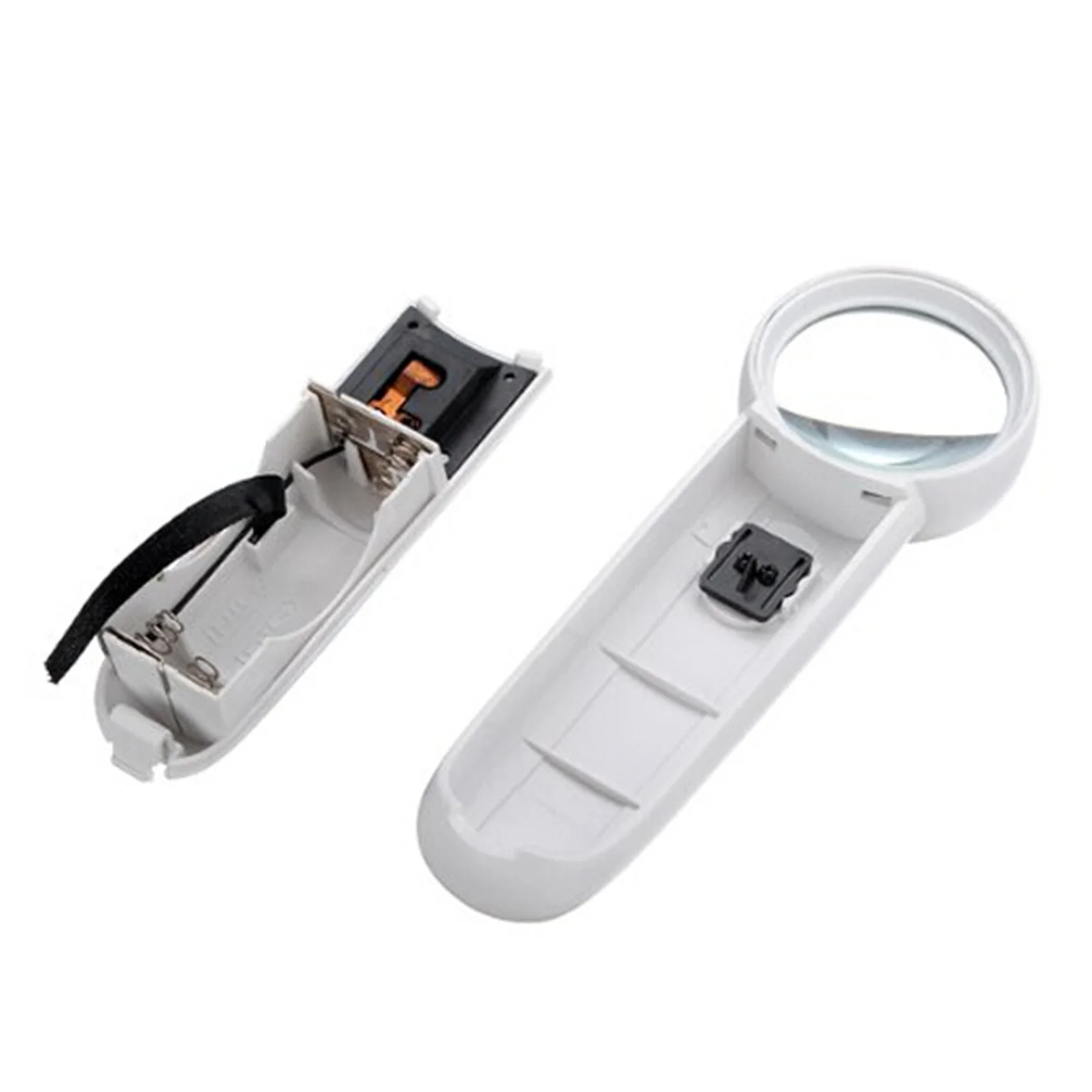 

15x Handheld Magnifying Glass White LED Lighted Loupe for Map Reading Jewelry Inspection Portable 15x Magnifier