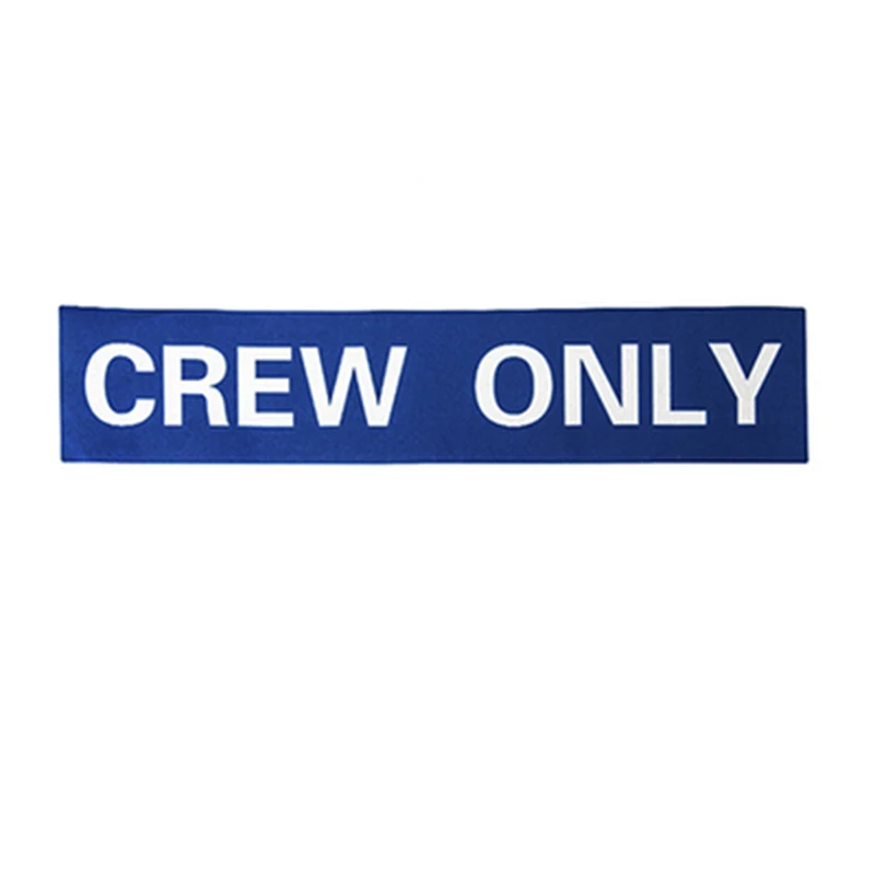 Car Stickers flight warning slogan reflective sticker "CREW ONLY""FLIGHT SAFETY""PILOT CAR FOLLOW ME""FOLLOW ME""FLYING"