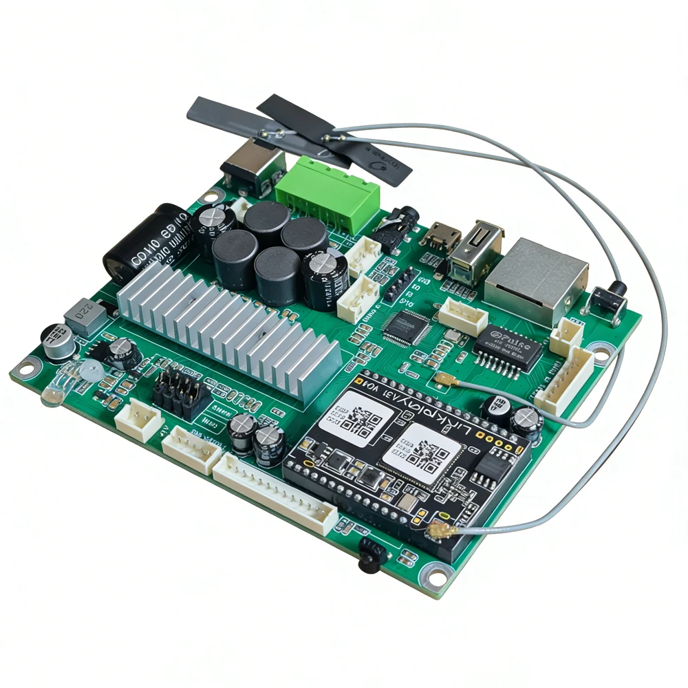 

Усилитель для беспроводного многокомнатного стерео потокового вещания EMiUZEK AMP D60 | Поддержка Bluetooth и Wi-Fi для самостоятельной сборки аудиосистем