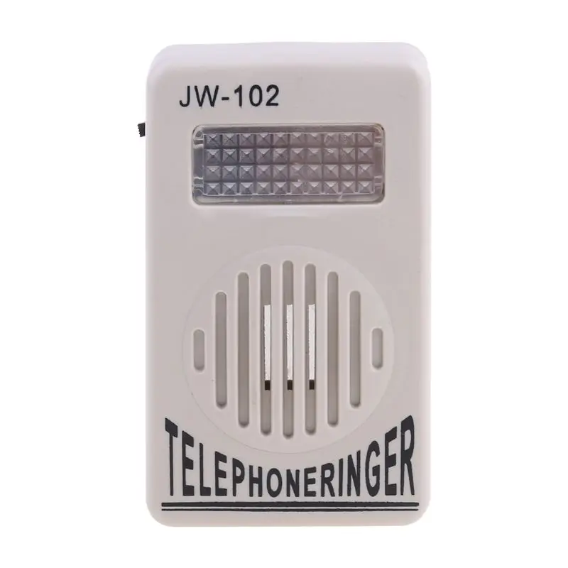 

Telephone Amplifier Ring Speaker Light Flasher Easy to Use