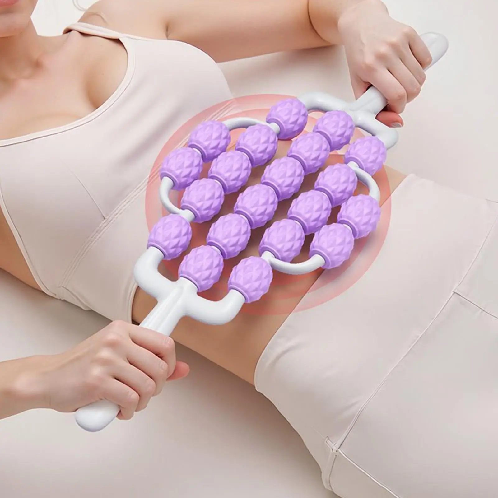 

Ролик для мышц для ног, ролик для всего бедер, регулируемый инструмент для оборудования, долговечный массажер для бедер, икр, рук, тренировки тела