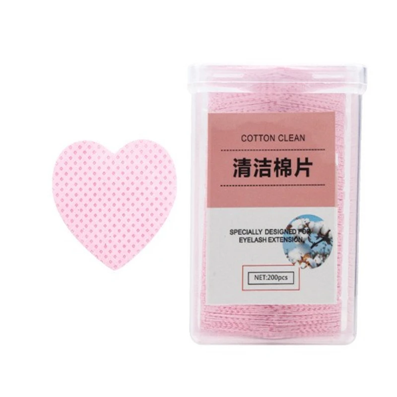 

Disposable grafted eyelash glue clean Bottle mouth wipe eyelash glue without residue Wipes Glue Remover Non-woven material Pads