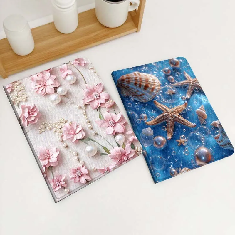 Flower Luxury Starfish Gift For Xiaomi Redmi Mi Poco Pad 2 5 6s 7 7s Ultra Pro Max 14 12.4 12.1 inch Soft Tablet Case