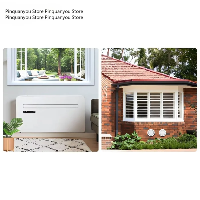 Window Mounted Air Conditioner Eco Friendly Quiet Cooling Heating Household Unit High Energy Efficiency Class For Home Use