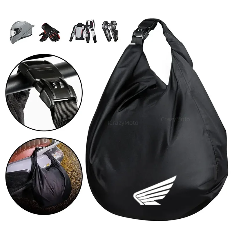 Bolsa impermeable portátil para casco de motocicleta, bolsa de gran capacidad para Honda CBR 125R 954 600 F4i 650F 650R 1100XX 1000F CBR 600RR 1000RR