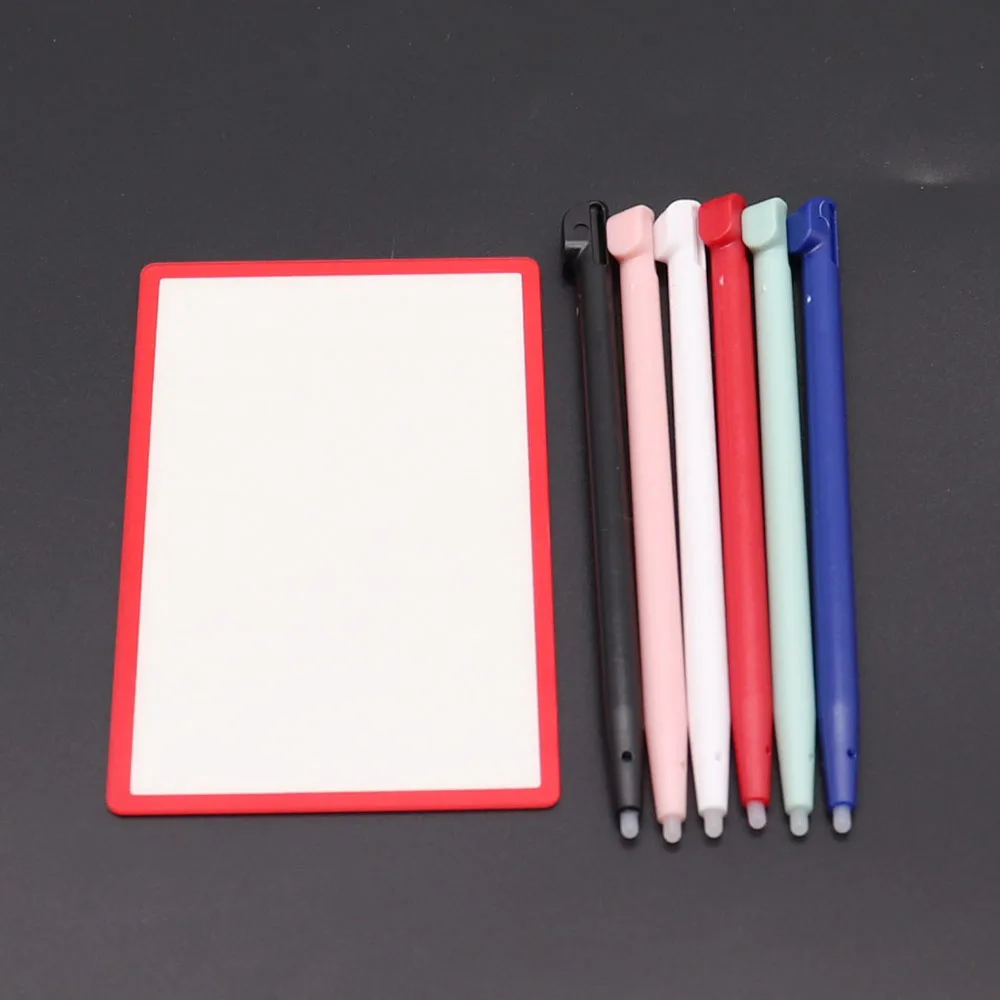 1piece Colorful Upper LCD Cover for 2DS Top LCD Screen New Plastic Cover Len Replacement + Stylus Touch Pen - view 5