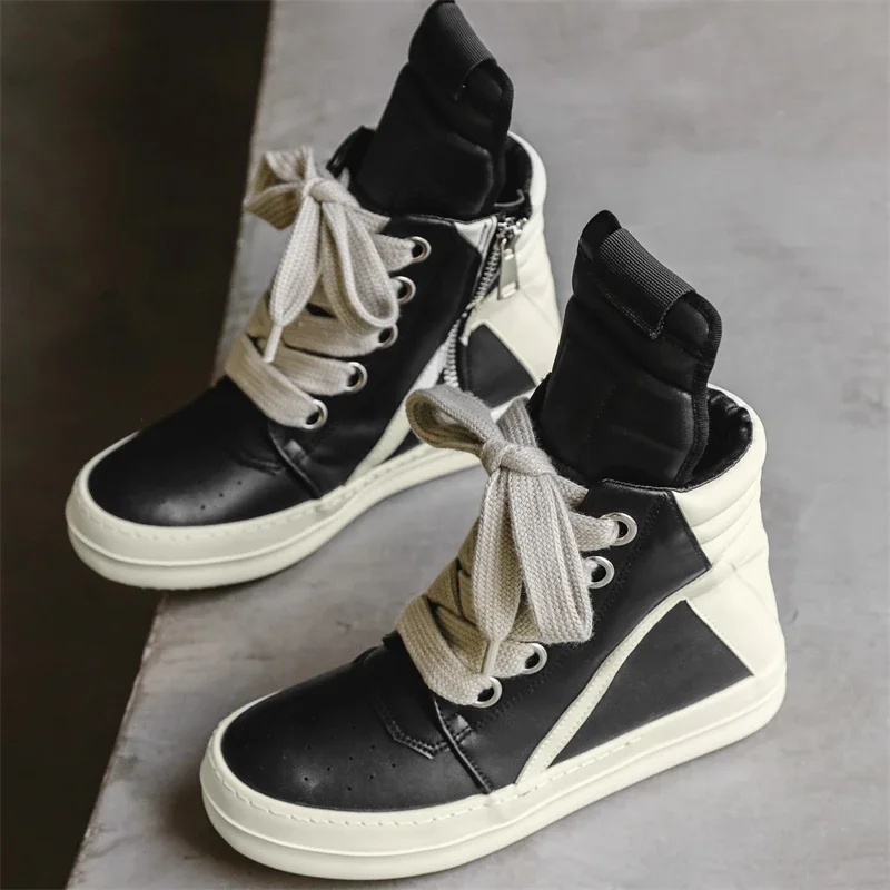 Spring and Autumn Couple High Top Boots High Street Canvas Shoes Multi functional Sports Trendy Shoes