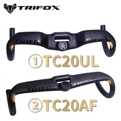 TRIFOX Drop Bars TC20UL AND TC20AF 31.8mm Style Without Stem Bike Handlebar T800 Carbon Fiber Material Bike Handle