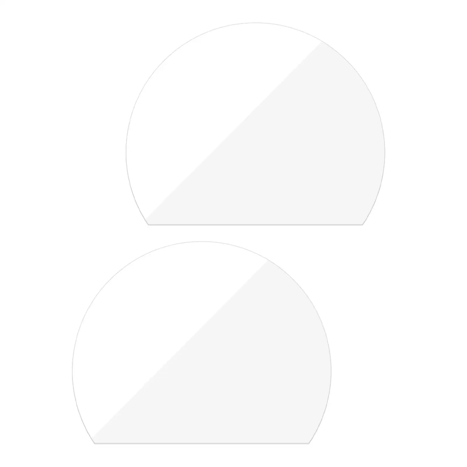 Clear Cake Scraper Cutter Smoother for Cake Decorating Icing Leveling Baking Tools for Bakery Use