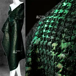 Dark Little Fragrance Imported Thousand Bird Grid Texture Woolen Fabric Is Quite Wide, Autumn and Winter Coat Clothing Designer