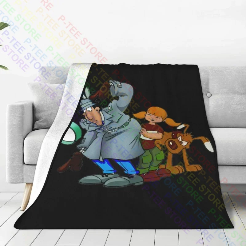 Inspector Gadget Penny Brain Dr. Claw Chief Quimby Blanket Shaggy Comfort Super Warm Couch Blanket For Sofa Bedroom