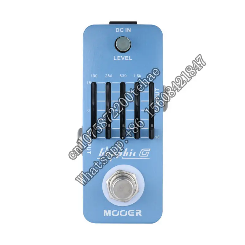 Mooer Meq1 Graphic G Effector Electric Guitar Effect Pedal Guitar Parts Accessories Five Stage Equalization Eq Guitar Equalizer