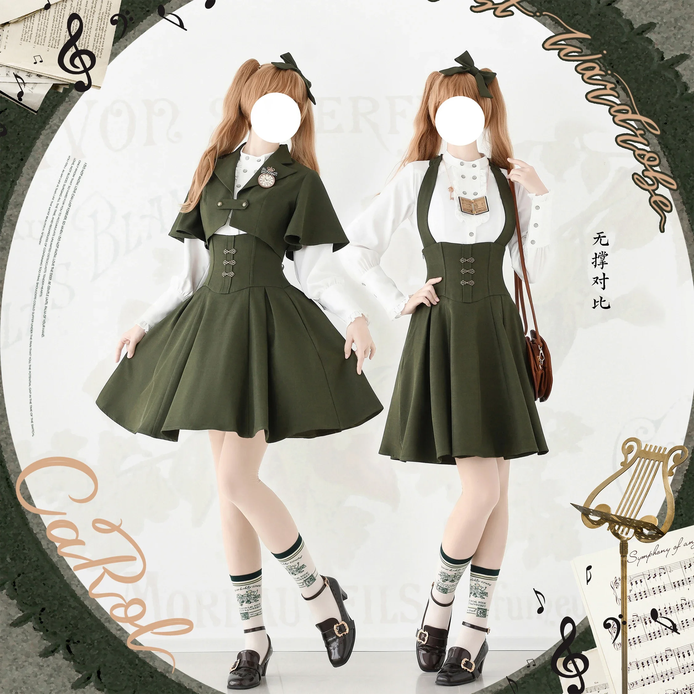 Original vintage elegante lolita pescoço vestido feminino cintura alta fino ajuste vestidos longos senhoras camisa de manga longa primavera e outono