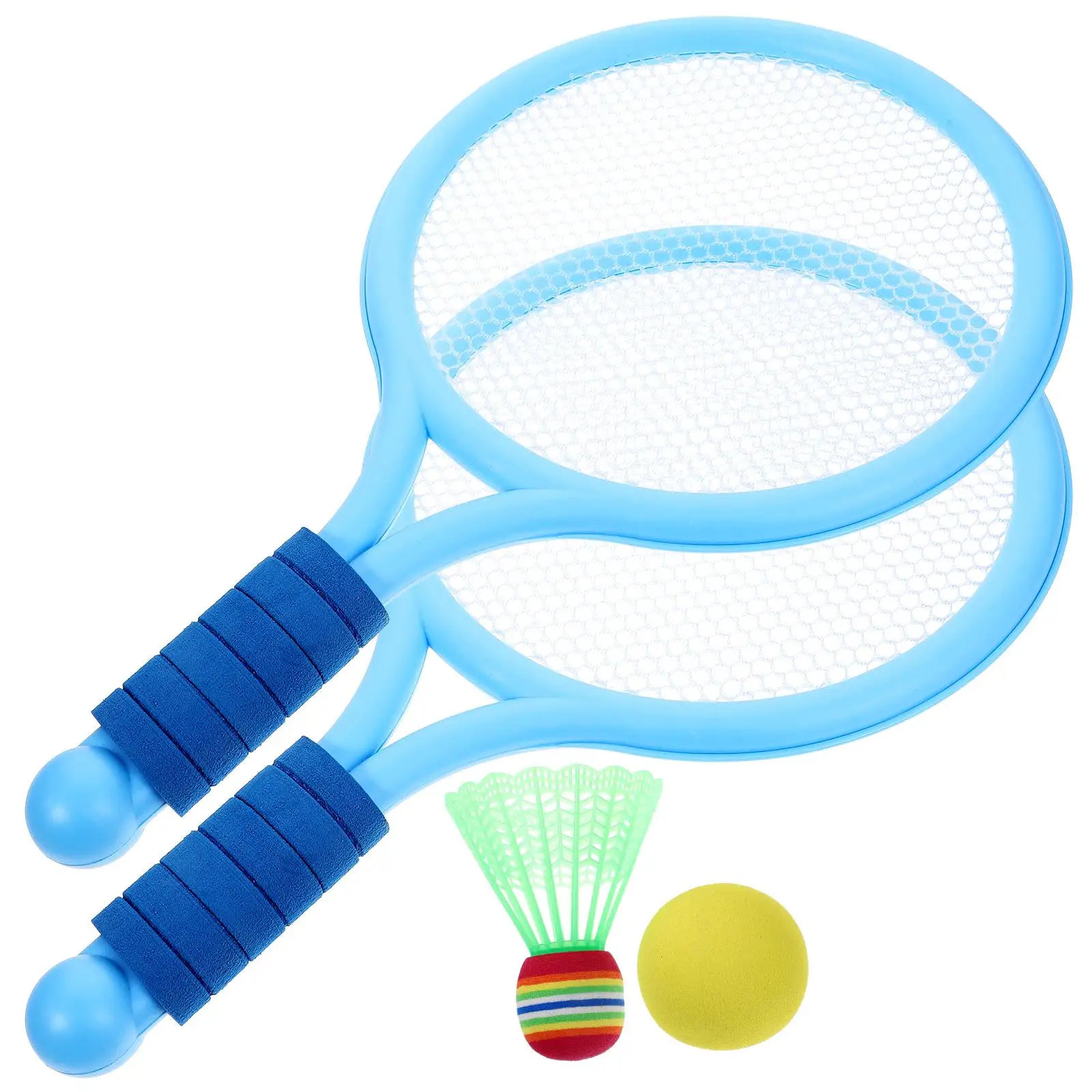 

2 Pcs Tennis Racket Pocket Toy Game Kids Sports Toys Outdoor Paddle Racquet Child