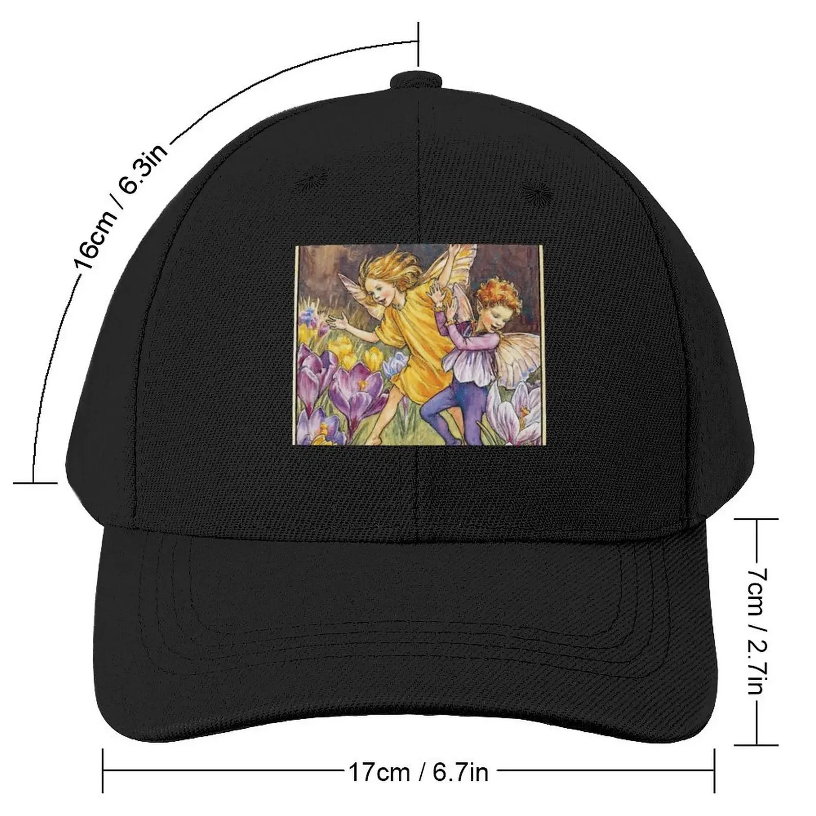 Cicely Mary Barker The Crocus Fairies Baseball Cap Luxury Hat Sun Cap New Hat Luxury Cap Sun Hats For Women Men's