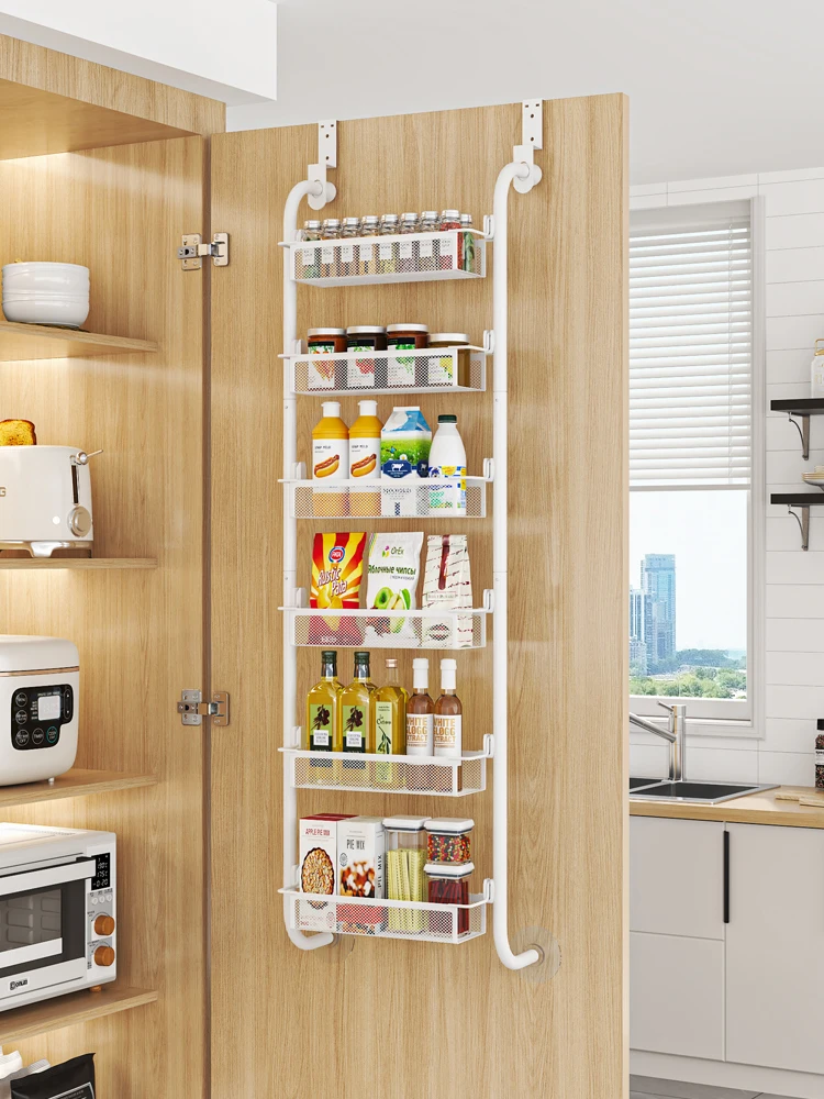 

6/8-Shelf Hanging Storage Organizer - Behind Door Storage Wall Hanging Bag Hanger Bedroom Organizer Bathroom Kitchen Accessory