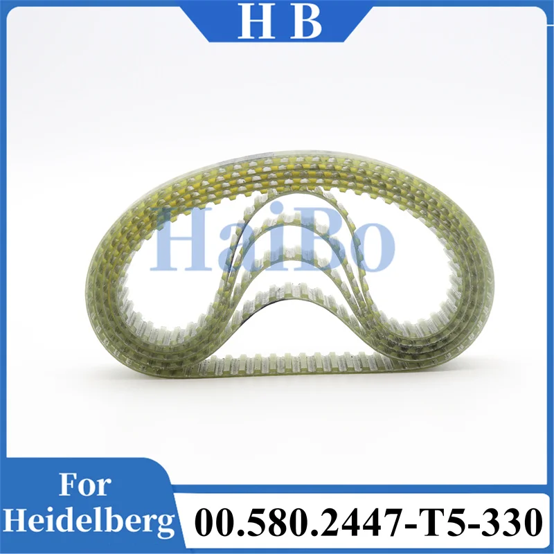 HaiBo Beste Kwaliteit 00.580.2447 Riemen T5-330 Breedte 16mm voor Heidelberg GTO Demping Motor Drive Offsetdruk Onderdelen