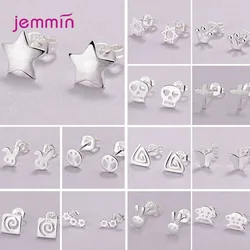Various Models Genuine 925 Silver Earrings Fashion Christmas Jewelry Gift For Women Girls Wedding Party Elegant Jewelry