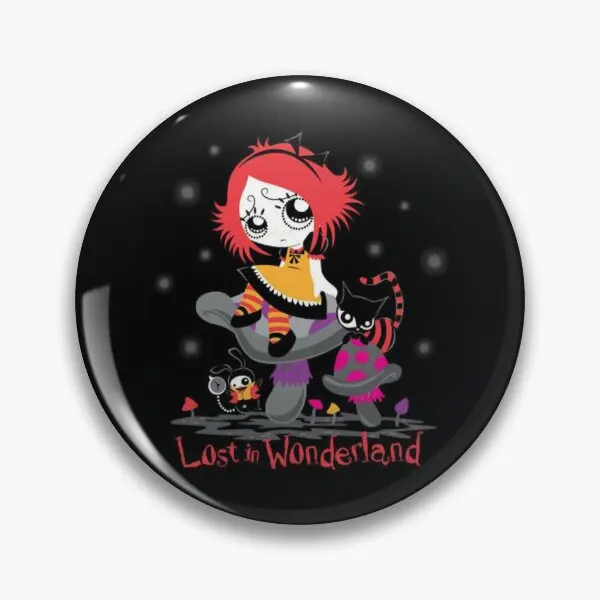 Ruby Gloom Lost In Wonderland  Soft Button Pin Jewelry Decor Lover Women Fashion Lapel Pin Badge Funny Collar Clothes Hat