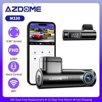 AZDOME M330 WiFi Dash Cam FHD 1296P Front Dash Camera for Cars Voice Control 0.96\