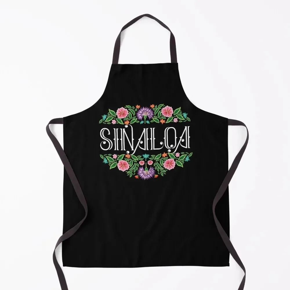 

Sinaloa Mexican Flowers Apron For Women Kitchen christmas 2025 Apron