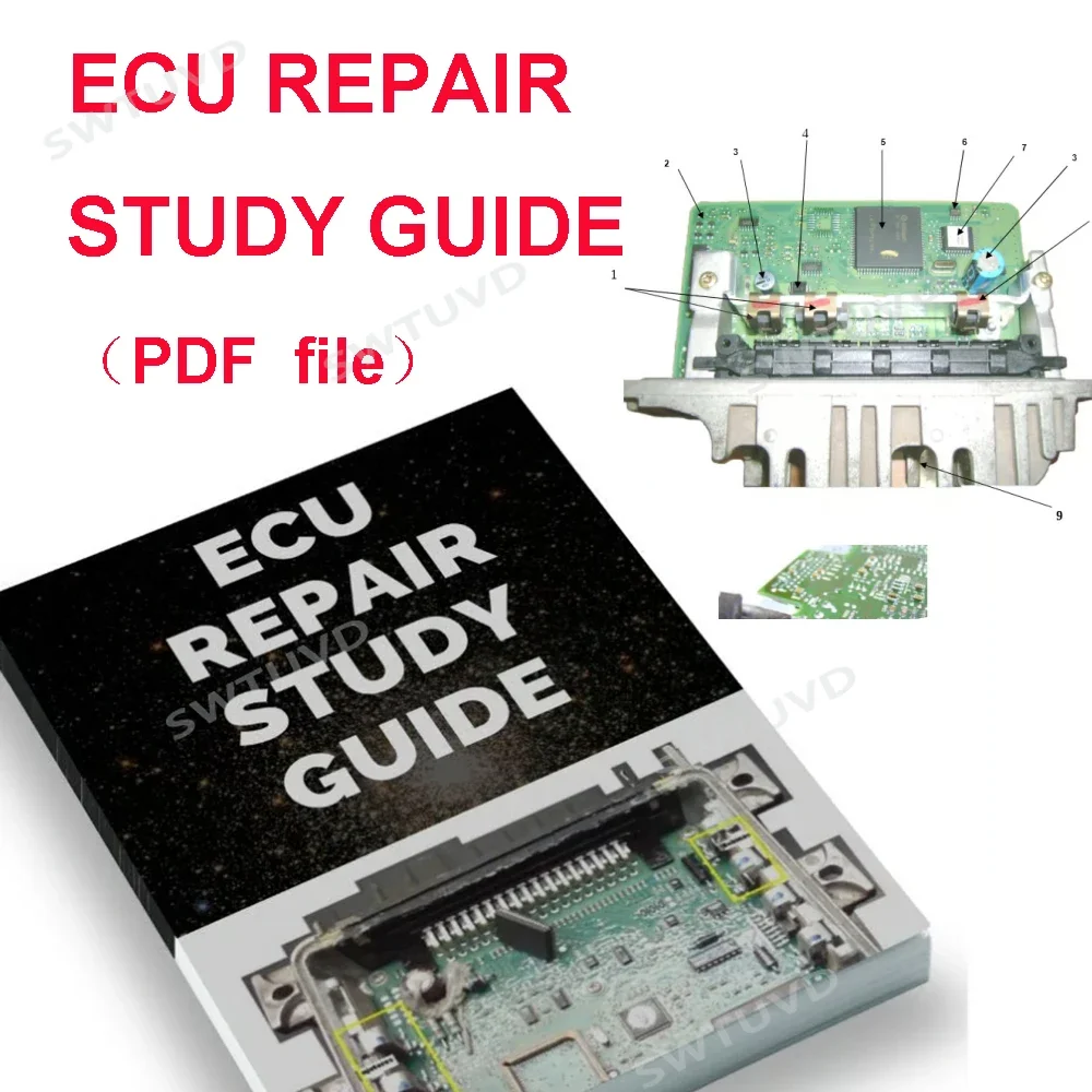 10 PCS ECU REPAIR E-Book Course Study ECU MODULES Repair Helper Electronic Injection Nissan PSA ECU Repair Guide Datasheet