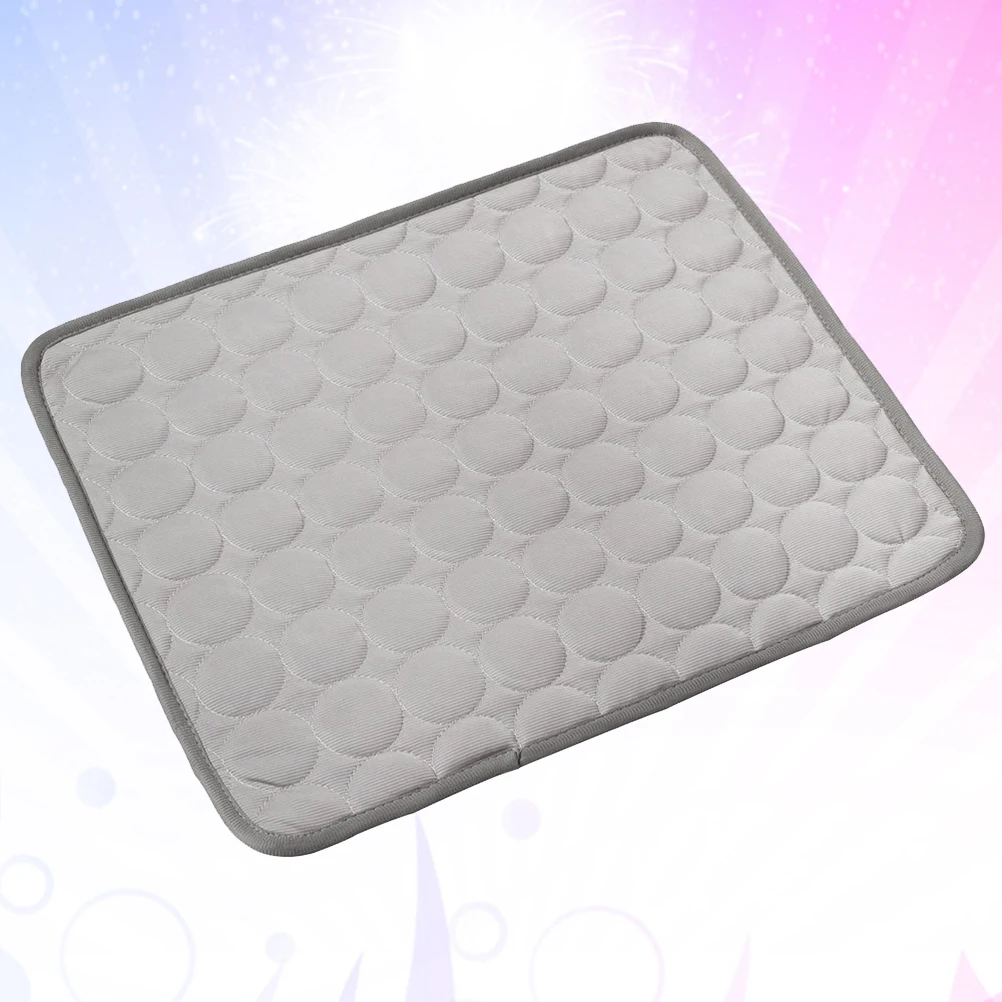 

Ice Silk Pet Pad Dog Cool Cold Mat for Dogs Cooling Summer Cat Indoor Blanket Self