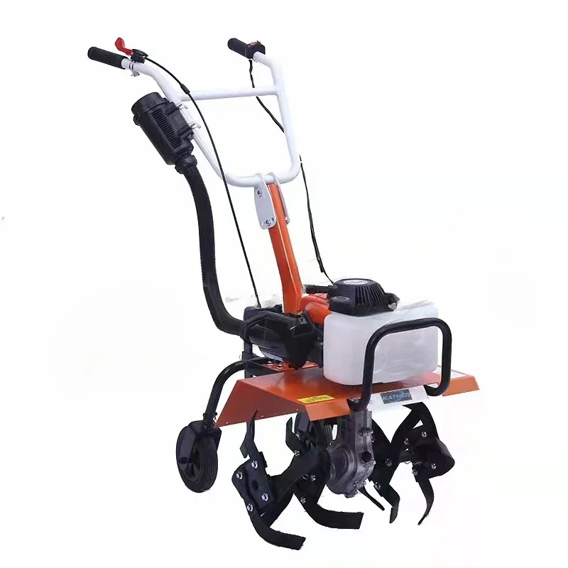 2/4 Stroke Power Tillers Weedmowers Portable Garden Mini Tillers Gasoline Agricultural Machinery Farm Soil