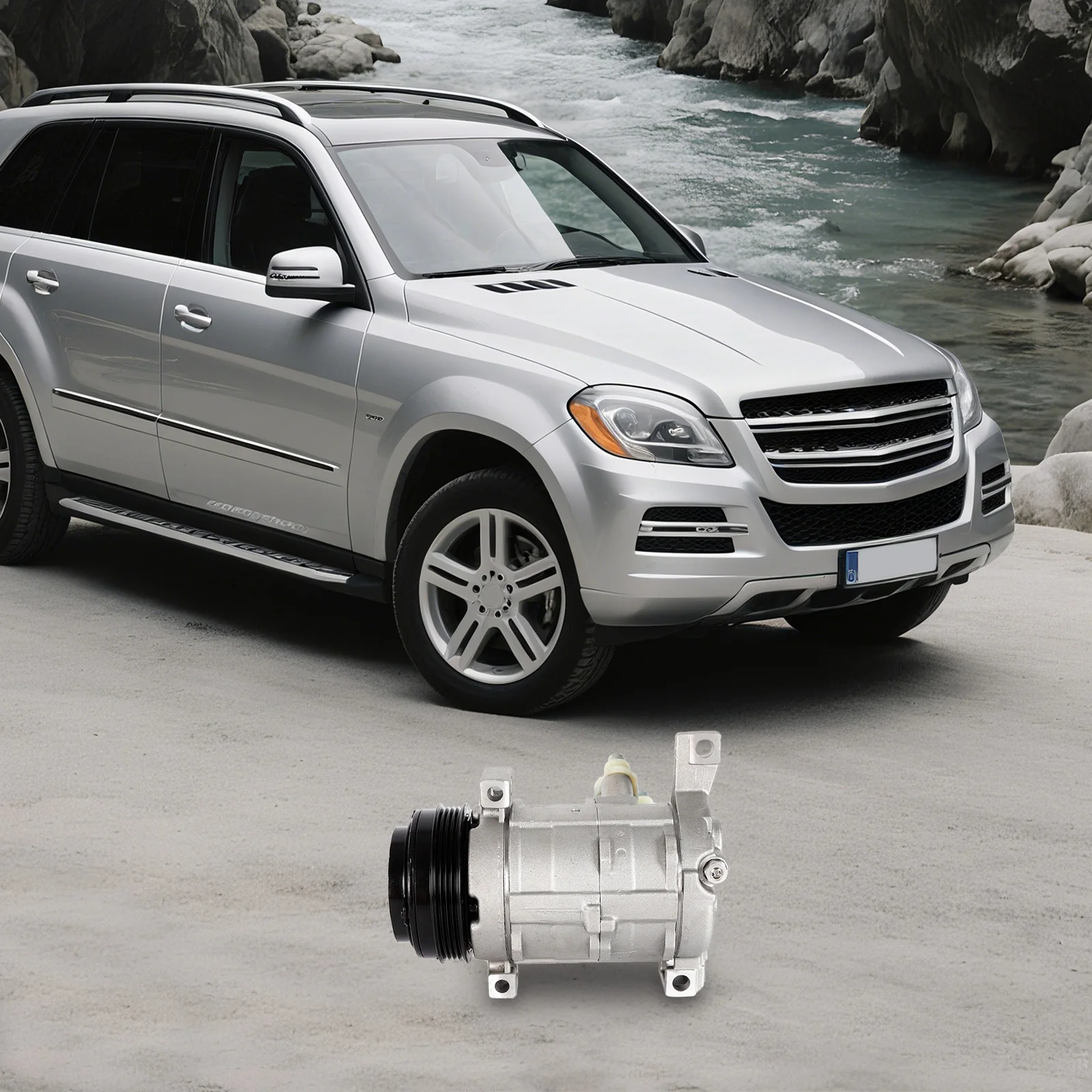 ضاغط تكييف الهواء الحديث مع مضخة ضاغط مكيف الهواء القابض لكاديلاك شيفروليه جي إم سي هامر #2