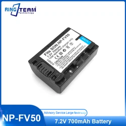 NP-FV50 NP FV50 Battery 700mAh For Sony NP-FV30 NP-FV40 HDR-CX150E HDR-CX170 HDR-CX300 Camera Batterie