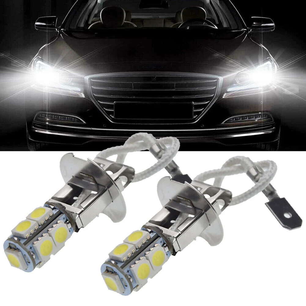 2pcs For H3 LED 12V Car Light Fog DRL Driving Lamp Flashlight Torches Bulbs Automotive Fog Lights DRL Driving Lights Replacement