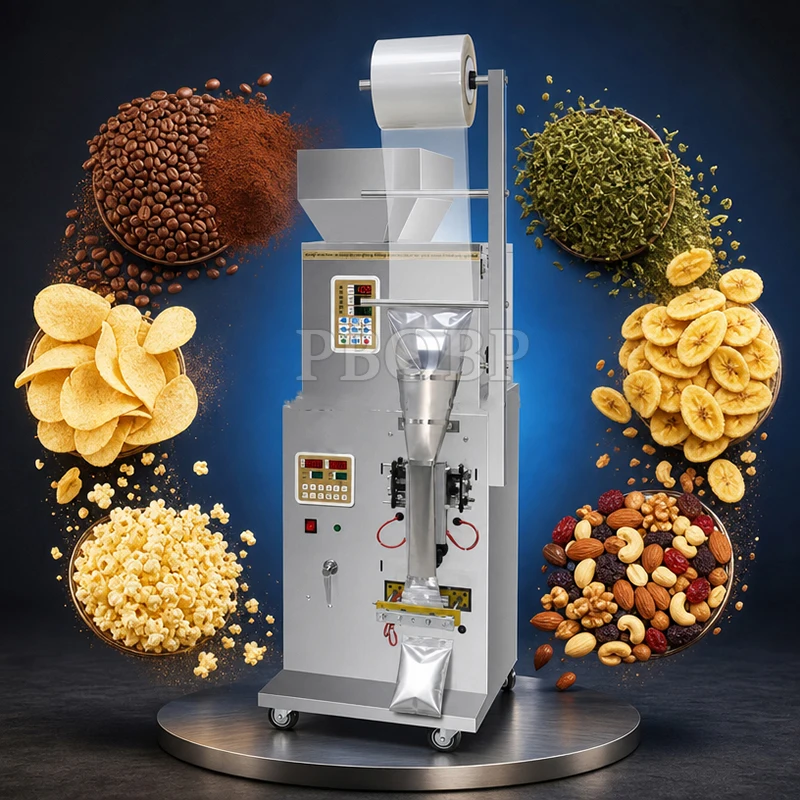 Fully Automatic Small Paper Bag Packaging Machine Model Food Foil Salt Pepper Coffee Powder Sugar Made In China