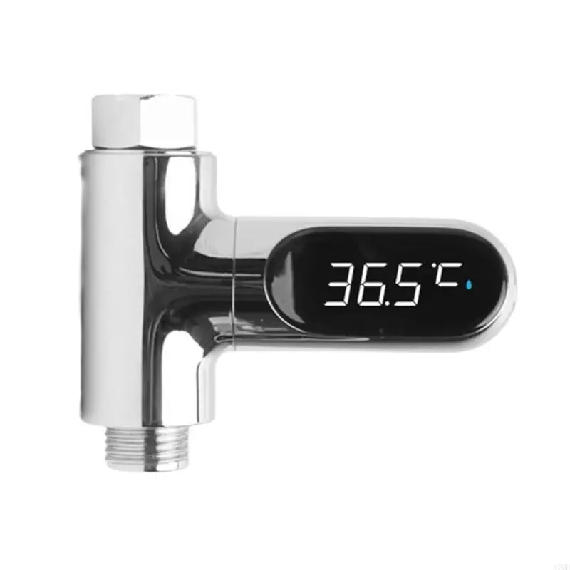 Termômetros chuveiro LED 97QD Termômetros chuveiro LED 360 LED rotação para monitoramento preciso temperatura