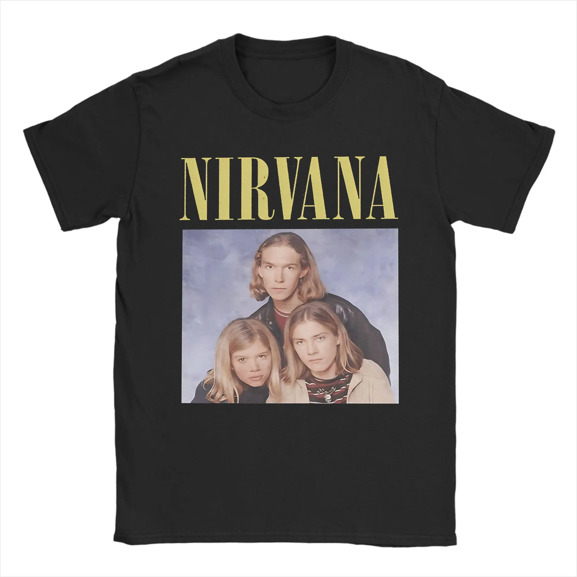 Vintage T-Shirt Sommer Nirvana Hanson Freizeit-T-Shirts Baumwoll-T-Shirt für Herren Y2K Casual Plus Size 6XL Kurzarm-T-Shirts
