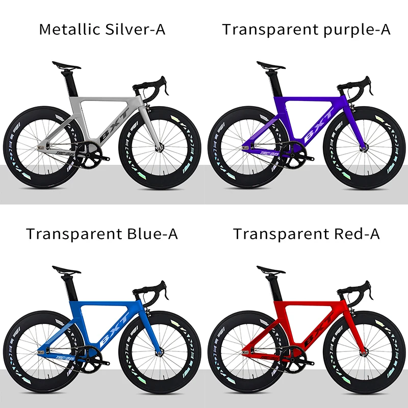 BXT 700C Carbon Fiber Trackfiets Frame V-brake vork Single Speed Track Racefiets Ultralicht