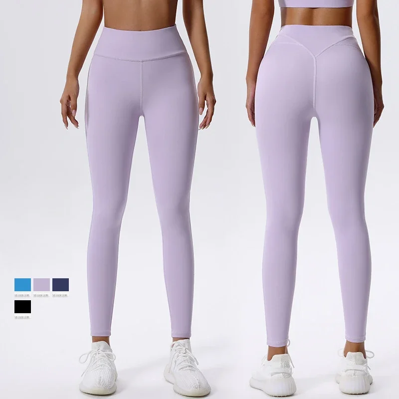 

Yoga Pants Women High Waist Hip Lift Abdomen Traning Tight Buttocks Fitness Leggings Running Cycling Pants Workout Gym Clothing