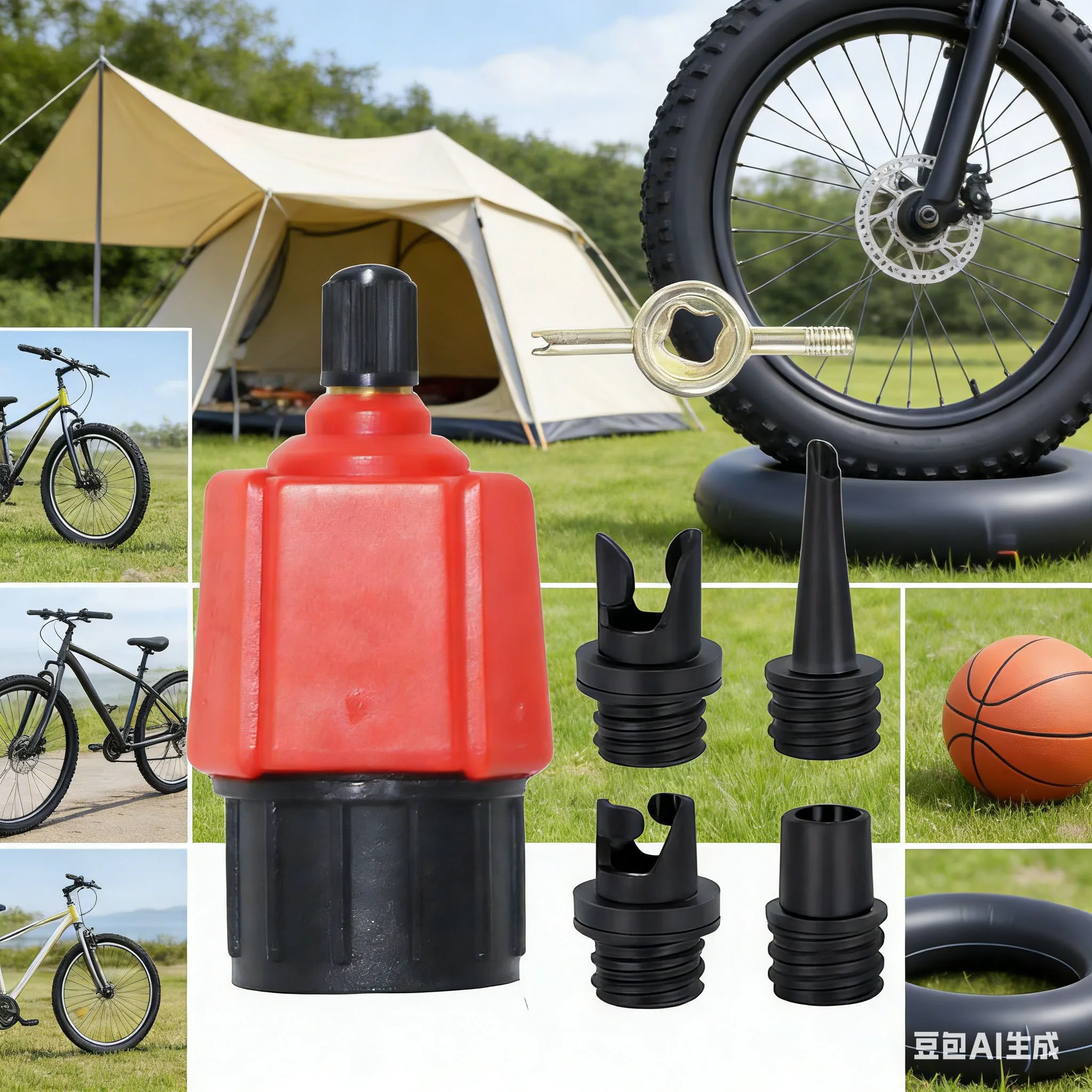 

Надувная головка клапана 4 в 1, многофункциональный адаптер быстрой воздушного клапана для автомобильных шин, надувная лодка, матрас, аксессуары для дивана